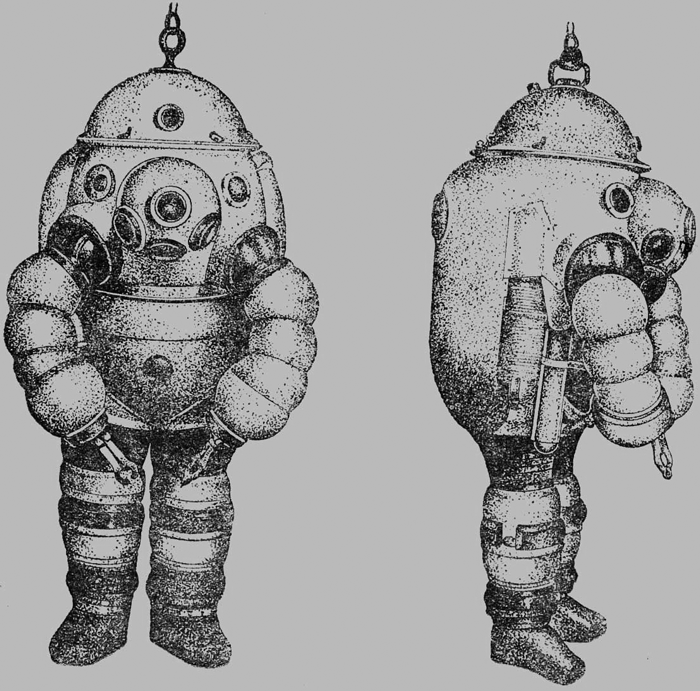 Скафандр погружение. Глубоководный скафандр Батискаф. Первый водолазный скафандр. Водолазный скафандр 1837. Жесткий водолазный скафандр.